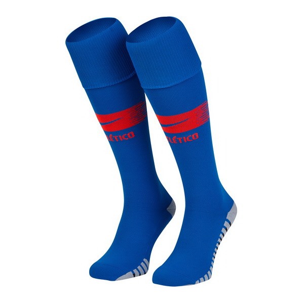 Atlético Madrid Socken Auswarts 2018-19 Blau Fussballtrikots Günstig